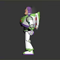 Buzz Lightyear Toy Story Space Ranger Action Figure With Helmet And Purple Boots