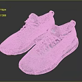 Modern Gray Mesh Athletic Shoes With Breathable Upper And Lightweight Sole Design