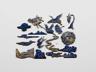 chinese style carving 3d model