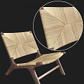 Southeast Asian Style Casual Chair 3d model