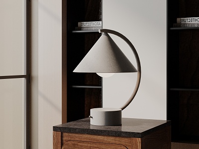 Modern table lamp 3d model