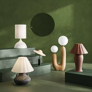 Modern Table Lamp Table Lamp Combination 3d model