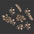 Modern Natural Stone Decorations In Various Sizes For Contemporary Interior And Garden Design