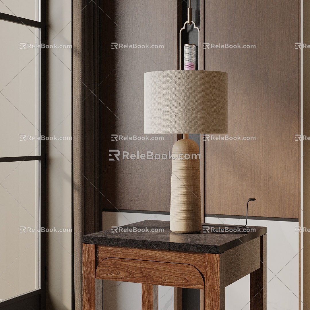 Modern table lamp 3d model