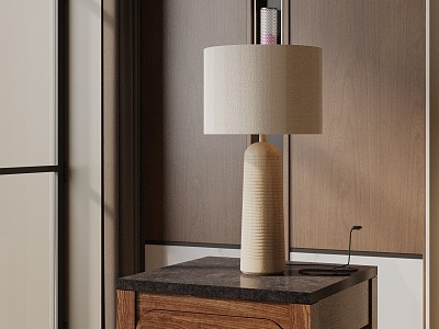 Modern table lamp 3d model