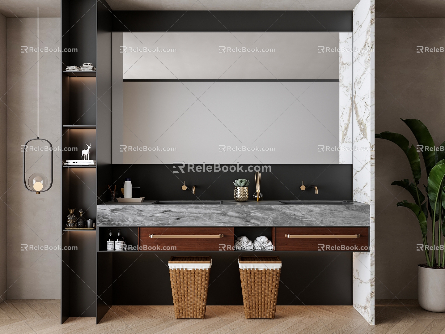 Bathroom Cabinet 3d model