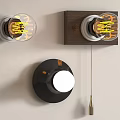 Modern light bulb wall lamp wall lamp simple wall lamp 3d model