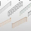 Various Decorative Railings With Different Design Styles Materials And Architectural Features
