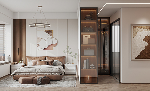 Modern Bedroom 3d model