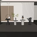 Modern side a few side a few corner a few 3d model