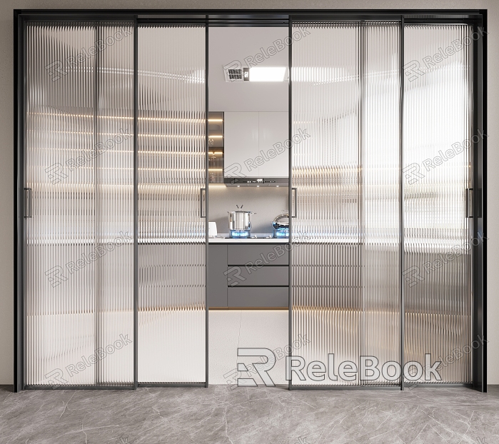 Modern sliding door Changhong glass door model