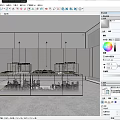 Modern Cultural Center Interior Design Showcasing Exhibition Models In Glass Display Cases