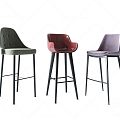 Modern Bar Chair 3d model