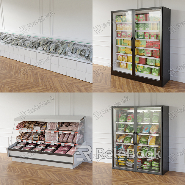 Modern Freezer Supermarket Freezer Freezer model