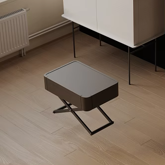 Modern Bedside Cabinet 3d model