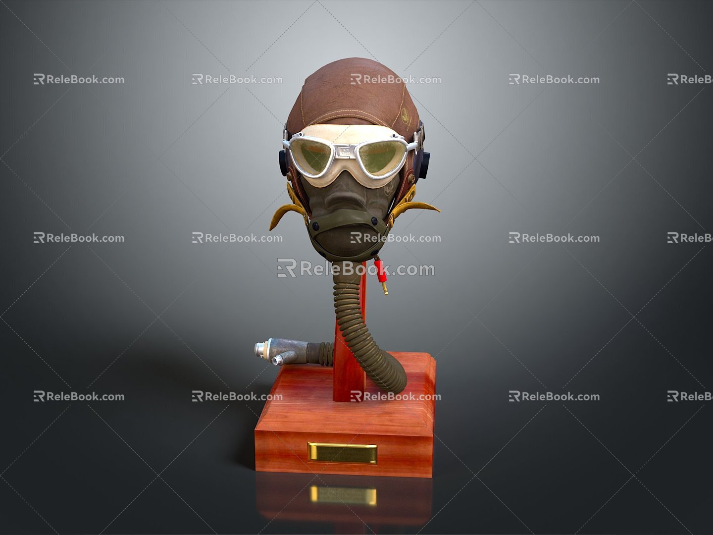 Gas Mask Science Fiction Gas Mask Gas Mask Respirator Breathing Mask Biochemical Mask Science Fiction Mask 3d model