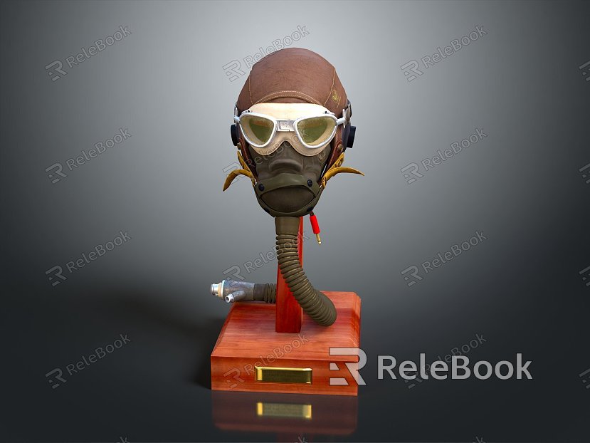 Gas Mask Science Fiction Gas Mask Gas Mask Respirator Breathing Mask Biochemical Mask Science Fiction Mask model