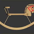 Kids Wooden Rocking Horse With Classic Design Ideal For Children Playtime