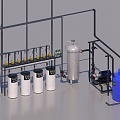 Dosing Room Dosing Equipment Pharmaceutical Equipment 3d model