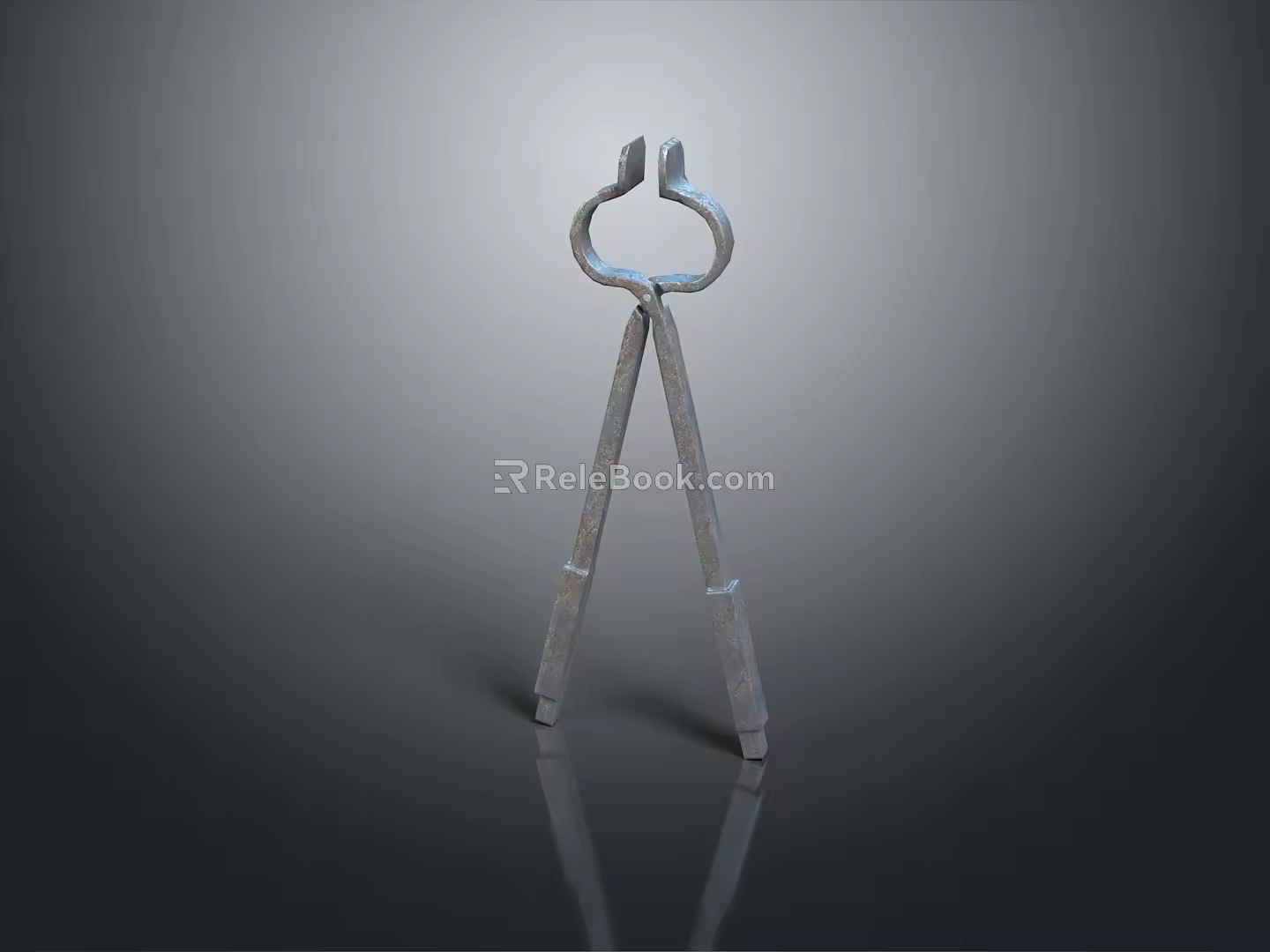 Pipe pliers vise bench vise wrench tool hardware tool processing tool furniture 3d model