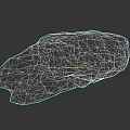 Natural Gray Stone Rock With Rough Textured Surface And Solid Structure