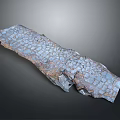 Natural Wood Stone Long Strip With Mosaic Texture Natural Rough Edges And Rustic Appearance