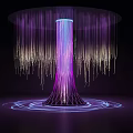 optical fiber lamp 3d model