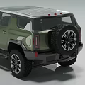 Green Modern SUV With Panoramic Sunroof Large Wheels And Rugged Exterior Design