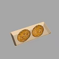 Fresh Seeded Whole Grain Bread Loaves On White Rectangular Plate
