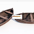 Traditional Wooden Boats With Handcrafted Wooden Planks And Classic Design Details
