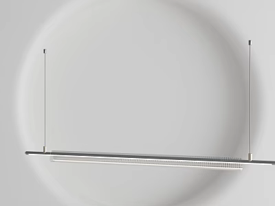 Modern Long Linear Chandelier Minimalist Design For Home Interior Decor Style 3d model