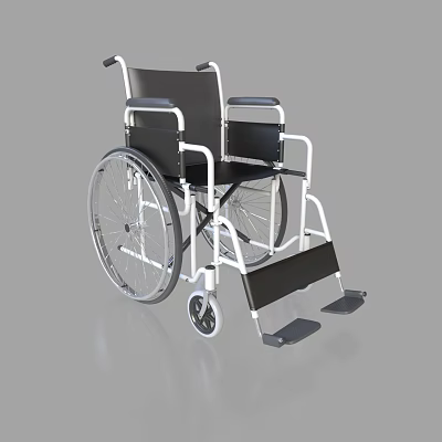 Wheelchair Manual Wheelchair Folding Wheelchair Disabled Wheelchair Elderly Wheelchair 3d model