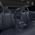 Red Sports Car With Sleek Design Black Alloy Wheels And Aerodynamic Body