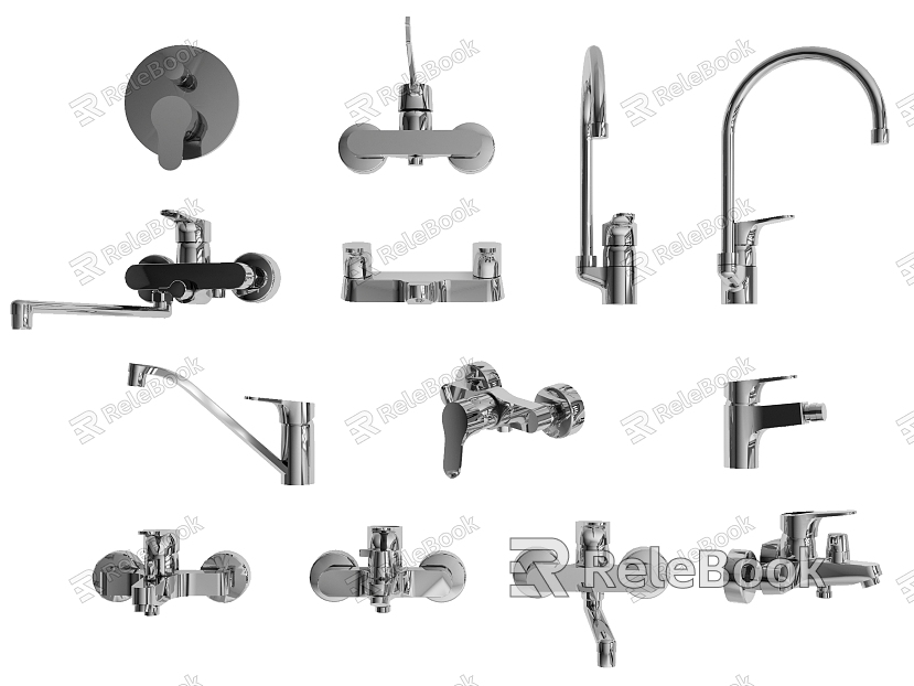 Modern faucet sanitary ware hardware combination model