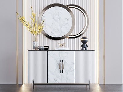 Modern Side Cabinet Side Cabinet Decorative Cabinet Entrance Cabinet 3d model