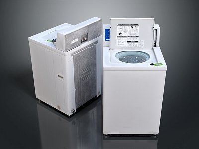 Modern washing machine drum washing machine automatic washing machine vintage washing machine 3d model