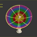 White Table Electric Fan With Circular Mesh Guard And Stable Base