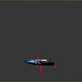 Modern NITRO Sailboat Design With Blue Pink White Hull Mast And Pontoons