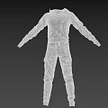 Camouflage Combat Uniform With Tactical Long Sleeve Top Camouflage Pants And Knee Pads
