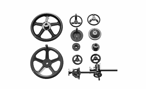 modern handwheel 3d model