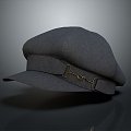 Modern Hat Women's Hat Sun Hat Topper Hat 3d model