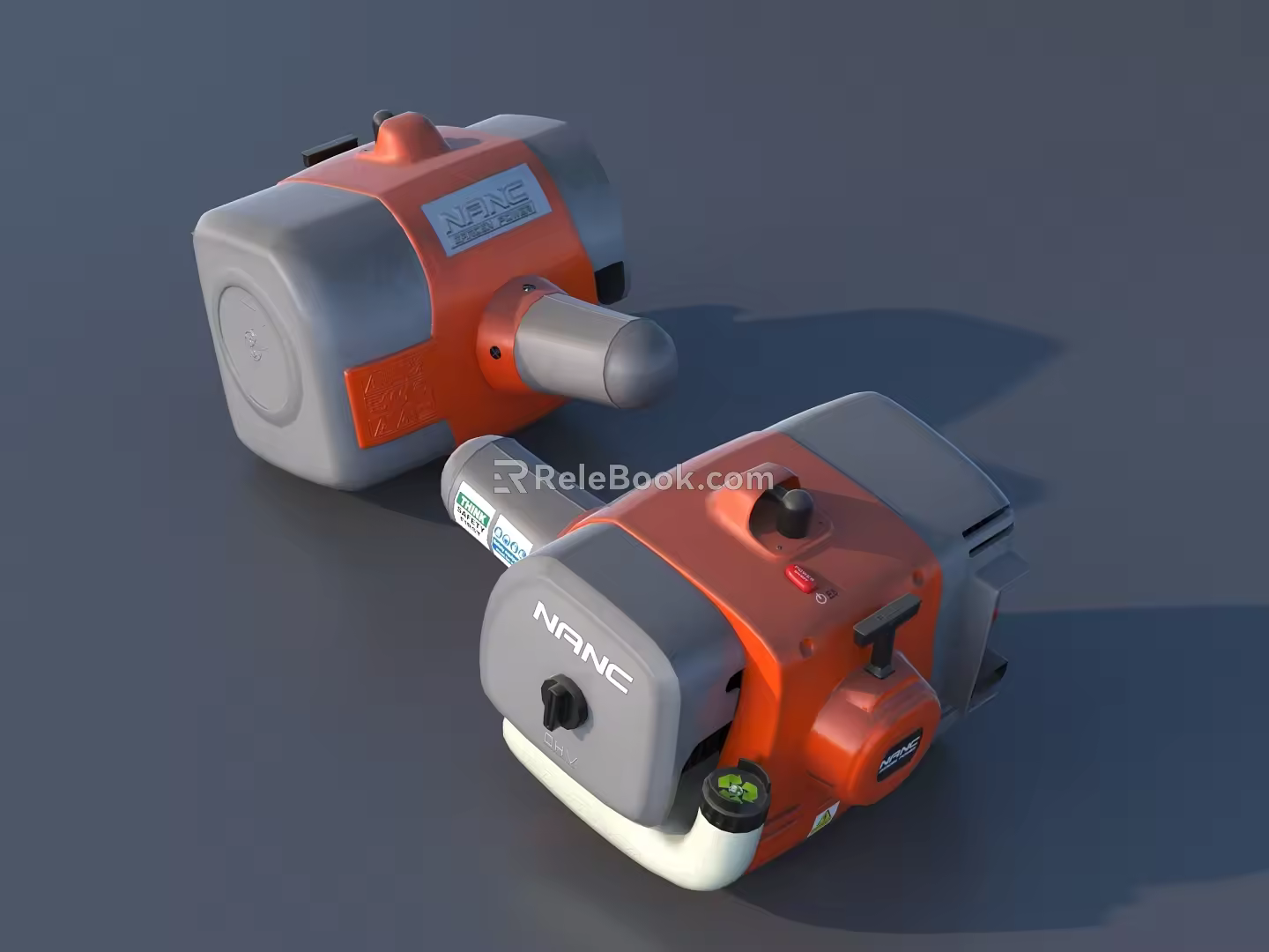 modern engine 3d model
