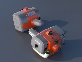 modern engine 3d model