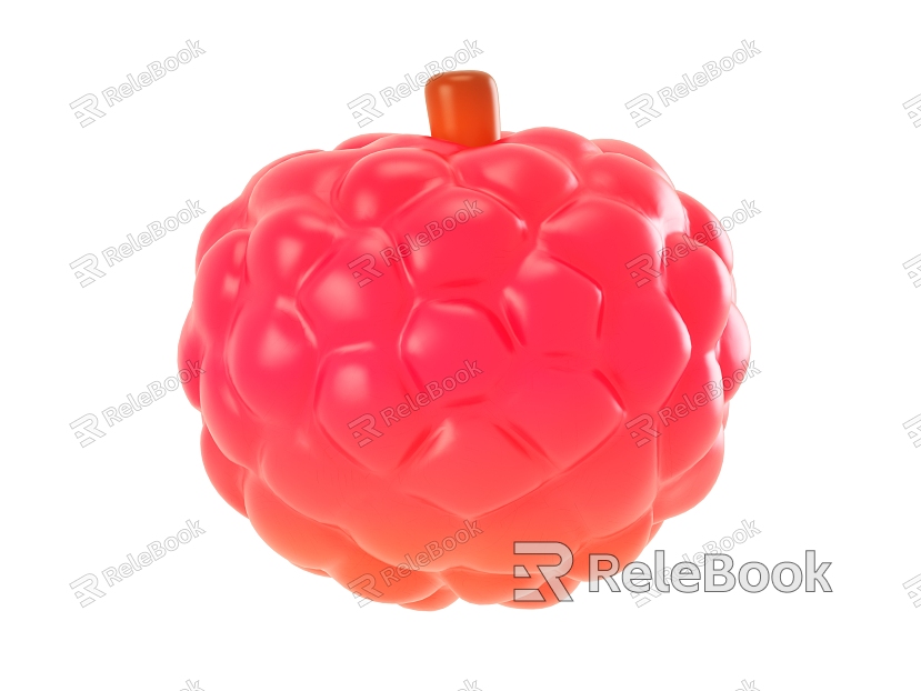 Cartoon fruit litchi model