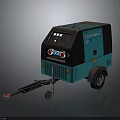 Weichai Mobile Industrial Generator Equipment With Blue Green Body Control Panel And Trailer