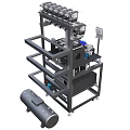 Industrial Automated Assembly Equipment With Multi layer Structure And Control Panel