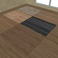 Various Wooden Flooring Samples With Different Colors And Textures For Home Interior 3d model