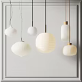 Modern chandelier combination 3d model