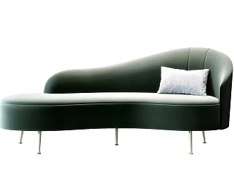 Light Luxury Chaise 3d model