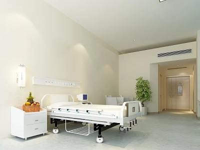 modern ward 3d model